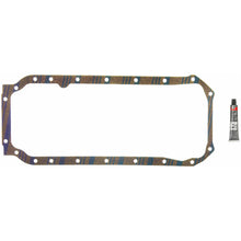 Load image into Gallery viewer, Fel-Pro Cadillac DeVille OS 30525 C Engine Oil Pan Gasket Set Blue Stripe cork-rubber