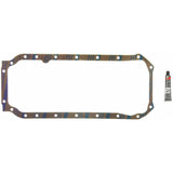 Fel-Pro Cadillac DeVille OS 30525 C Engine Oil Pan Gasket Set Blue Stripe cork-rubber