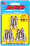 ARP BB Chevy Stamped Steel Covers SS 12 pt Valve Cover Stud Kit