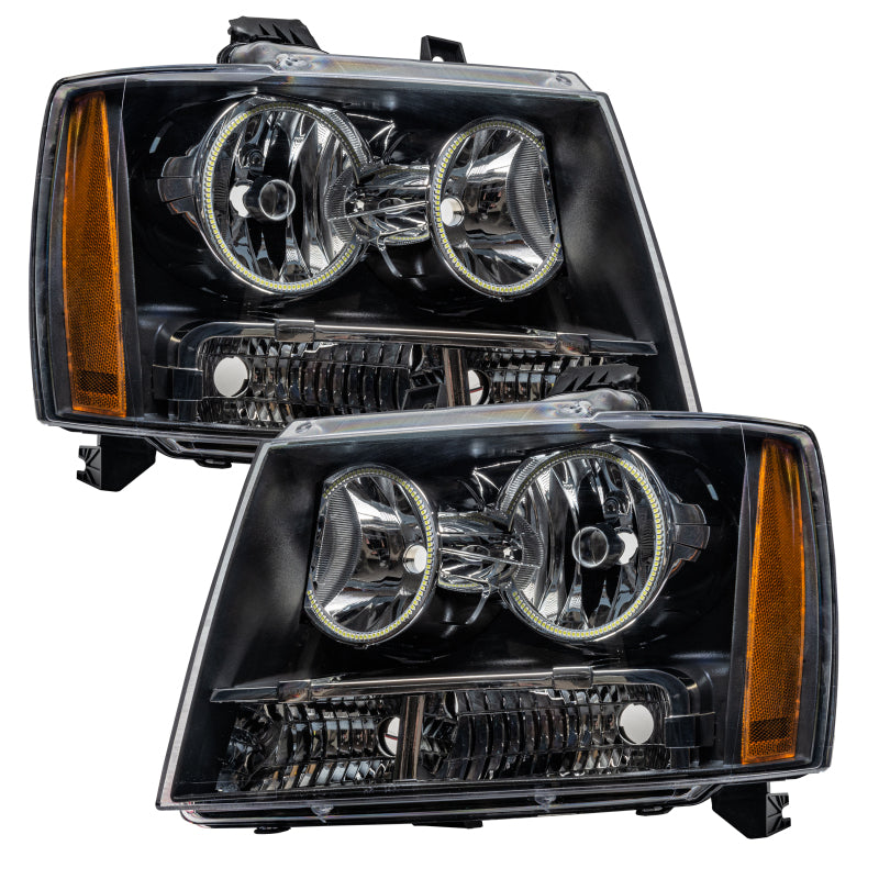 Oracle Lighting 07-14 Chevrolet Tahoe Pre-Assembled LED Halo Headlights -Blue SEE WARRANTY