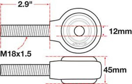 SPC Performance xAxis Rod End Ball Joint