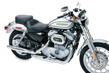 Load image into Gallery viewer, Mustang 04-21 Harley Sportster 4.5 Wide Touring Solo Seat w/Driver Backrest - Black