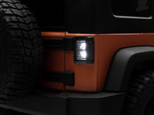 Load image into Gallery viewer, Raxiom 07-18 Jeep Wrangler JK Axial Series Vision LED Tail Lights- Blk Housing (Clear Lens)