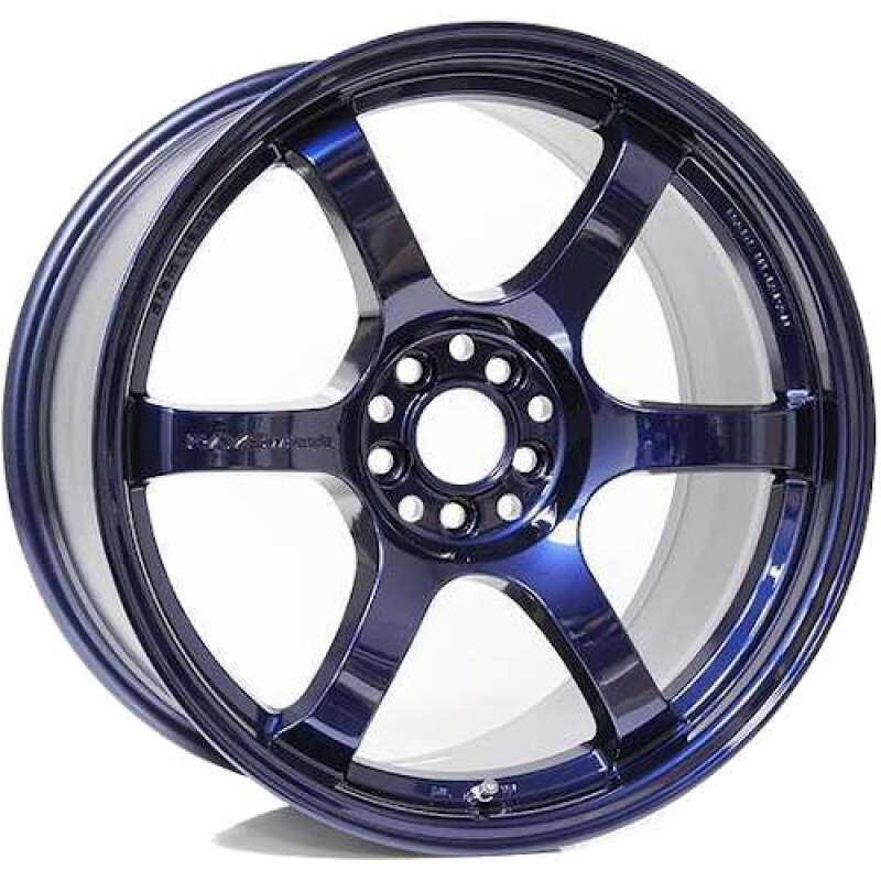 Gram Lights 57DR 18x9.5 +12 5x114.3 Eternal Blue Pearl Wheel (MOQ20)