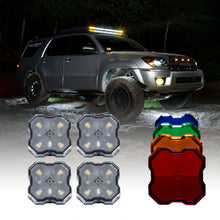 Load image into Gallery viewer, Diode Dynamics Stage Series SXS Rock Light Installer Kit - White Diffused M8 (4-pack)
