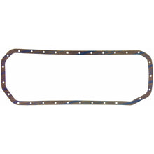 Load image into Gallery viewer, Fel-Pro BMW 535i OS 34403 C Engine Oil Pan Gasket Set Blue Stripe cork-rubber
