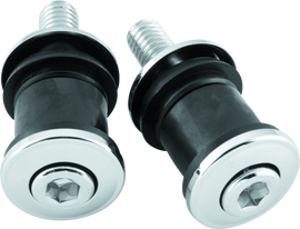Bikers Choice 73-17 Chrome Flush Mount Handlebar Bushing Kit 1/2-13