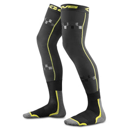 EVS Fusion Sock Combo Black/Hiviz - Small/Medium