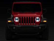 Load image into Gallery viewer, Raxiom 18-23 Jeep Wrangler JL Axial Series 9-In Angel Eye LED Headlights- Blk Housing (Clear Lens)