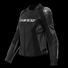 Load image into Gallery viewer, Dainese Racing 4 Lady Leather Jacket Perforated Black/Black Size - 44