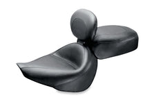 Load image into Gallery viewer, Mustang 95-05 Kawasaki Vulcan 800,96-05 800 Classic Touring 2PC Seat w/Driver Backrest - Black
