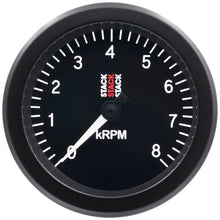 Load image into Gallery viewer, Autometer Stack Sport 88mm 0-8K RPM Tachometer - Black