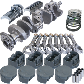Eagle Chevy 400 3.750in Crank 5.700in I-Beam Rods -5cc Flat Top 4.125in Pistons Rotating Assembly