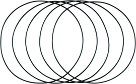 Twin Power L82-06 Big Twin Exc 06 Dyna Inner Primary O Ring Replaces H-D 11147 5 Pk