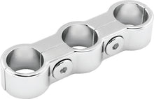 Load image into Gallery viewer, Bikers Choice Chrome Plain Oil Hose Separator For 3 Hoses