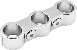 Bikers Choice Chrome Plain Oil Hose Separator For 3 Hoses