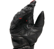 Load image into Gallery viewer, Dainese Druid 4 Leather Gloves Black/Lava-Red/White - XS