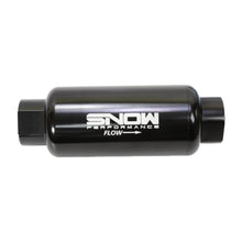 Load image into Gallery viewer, Snow Performance Fuel Filter Pre Filter 100 Micron -12 ORB Inlet/Outlet