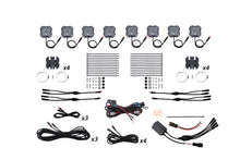 Load image into Gallery viewer, Diode Dynamics Stage Series SXS Rock Light Installer Kit - RGBW M8 w/Controller (8-pack)