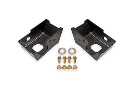 BMR 2021+ Ford Bronco (Exc. Bronco Sport) Rear Shock Mount Skid Plates - Black Hammertone