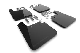 Rally Armor 19-26 Gen 4 Chevy Silverado 1500 Black UR Mud Flap Metallic Black Logo