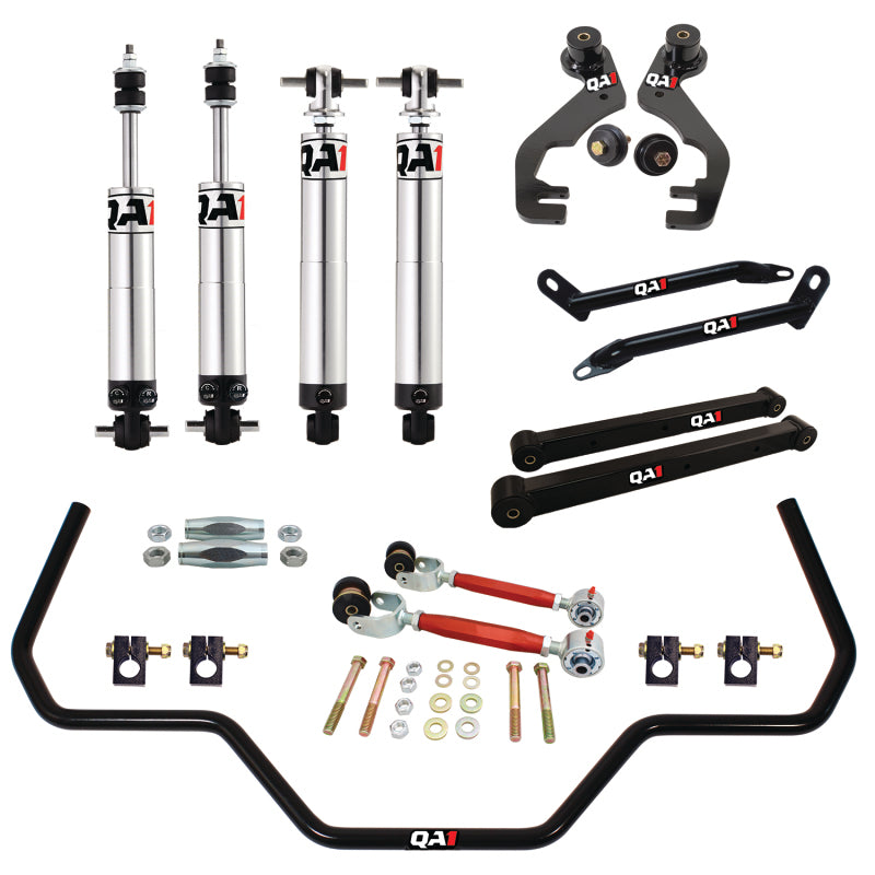 QA1 78-88 GM G-Body Level 1 Drag Kit 2.0 w/ Shocks