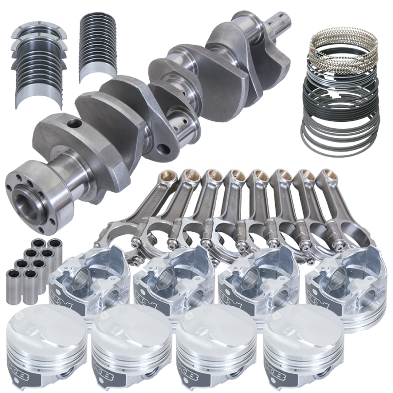 Eagle Chevy 454 1Pc 4.000in Crank 6.135in I-Beam Rods 12cc Dome 4.320in Pistons Rotating Assembly