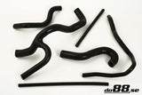 do88 81-90 Audi Quattro/Ur-Quattro 2.2T 10V Radiator Hoses - Black