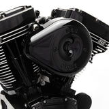 S&S Cycle 2007+ XL Sportster Models w/ Stock EFI Stealth Air Cleaner Kit w/ Black Teardrop Cover