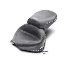 Load image into Gallery viewer, Mustang 99-11 Yamaha V-Star 1100 Custom Wide Touring 2PC Seat w/Studs - Black