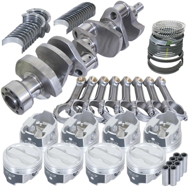 Eagle Chevy LT1350 1Pc 3.750in Crank 5.700in I-Beam Rods -18cc 4.060in Pistons Rotating Assembly