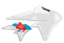 Load image into Gallery viewer, Cycra 15-19 Yamaha WR250F Powerflow Radiator Shrouds - White