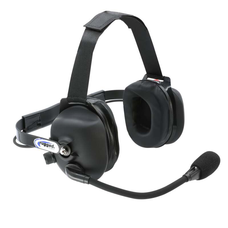 Rugged Radios H43 Rubberized Behind the Head (BTH) 2-Way Radio Headset