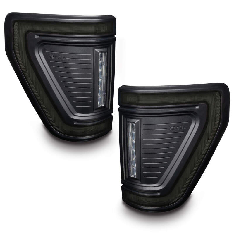 Oracle Lighting 21-24 Ford F-150 (Black Series) Flush Style LED Tail Lights