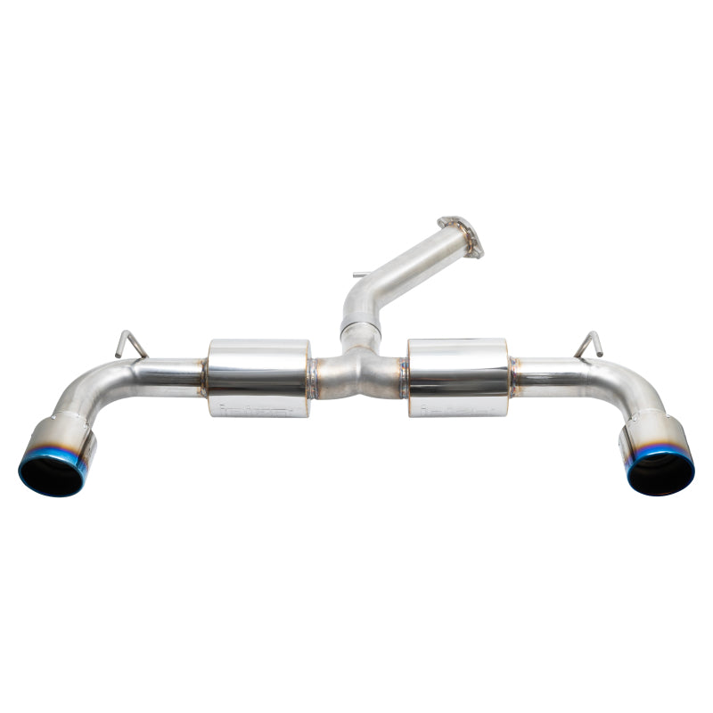 Injen 19-22 Hyundai Veloster N L4 2.0L Turbo Performance SS Axle Back Exhaust System - Burnt Ti Tips