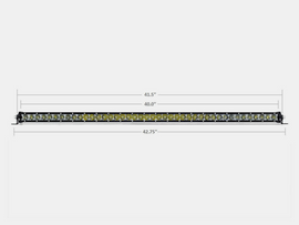Cali Raised 42 Slim Single Row Led Bar
