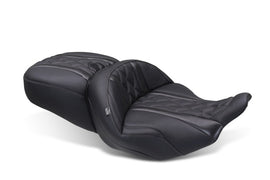 Mustang 23-25 Harley CVO Road Glide (ST) Super Touring Standard Reach One-Piece, 2 UP Black
