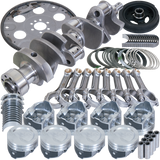 Eagle Chevy 350 1Pc 3.750in Crank 5.700in I-Beam Rod 4.040in Pistons 153 Tooth FP Balanced Assembly