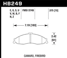 Load image into Gallery viewer, Hawk 98-02 Camaro ER-1 Street Front Brake Pads