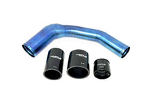 Load image into Gallery viewer, Torque Solution 2022+ Subaru WRX / 19-23 Subaru Ascent Titanium Top Mount Charge Pipe - Burnt Blue