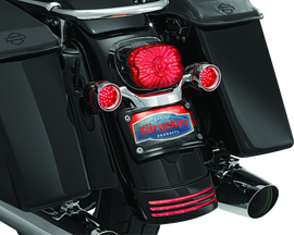 Kuryakyn Curved License Plate Mount Black