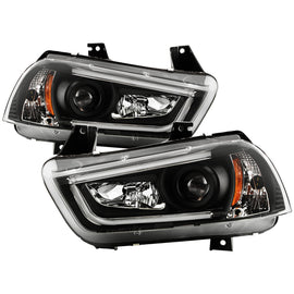 Spyder 11-14 Dodge Charger Halogen Model Only High-Power LED Headlights - (PRO-YD-DCH11PL-BK)