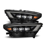 AlphaRex 15-17 Ford Mustang NOVA Series LED Projector Headlights Blk