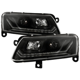 Spyder 09-11 Audi A6 Xenon/HID Model Only Projector Headlights - (PRO-YD-ADA609HID-SEQ-BK)