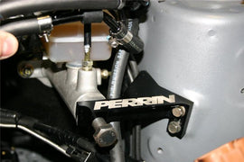 PERRIN 02-07 Subaru WRX/STi / 04-07 Forester XT Master Cylinder Support Bracket - Black - GTR Auto
