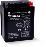 Yuasa YTX14AHL Maintenance Free AGM 12-Volt Battery