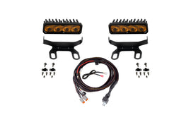 Diode Dynamics 2013-2018 Ram 1500 Ram Standard SS6 Pro LED Kit Yellow Fog 3000K
