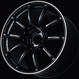 Advan RZII 15x5.0 / +38 Offset / 4x100 / 63mm Bore / Racing Gloss Black and Ring
