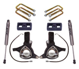 MaxTrac 16-18 GM C1500 2WD w/Stamped Steel Susp. 5in/3in MaxPro Elite Spindle Lift Kit w/FOX Shocks