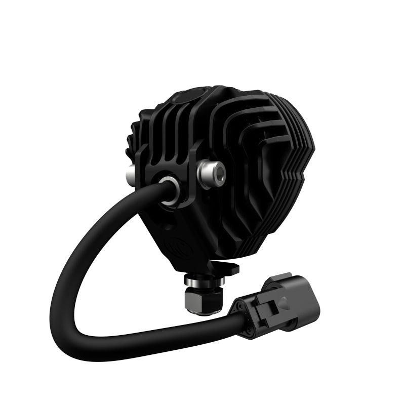 KC HiLiTES Jeep JK FLEX ERA 3 2-Light Sys Pillar Mount (40W Spot Beam)